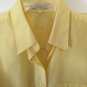 Foxcroft Yellow Long Sleeve Blouse Shirt Women's Size 8 Wrinkle Free No. 2