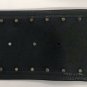 Fossil Womens Medium Wide Leather Belt Black Gold Tone Studs Large Buckle