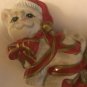 New In Box Fitz & Floyd Kitty Kringle Salt & Pepper Set