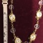 Camrose and Kross JBK Jackie Kennedy Gold Crystal Necklace Never Worn 30â-33â