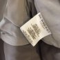 Authentic Burberry Grey Wool Military Style Coat Jacket US 10 UK 12 Excellent