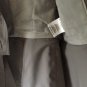 Authentic Burberry Grey Wool Military Style Coat Jacket US 10 UK 12 Excellent