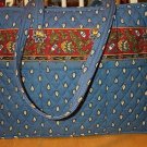 Vera Bradley Retired Rare French Blue Baby Office Craft Bag