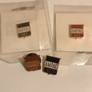 Vintage 4 Ampac Pins, Tie Tacks 1969, 1972, 1973, 1974