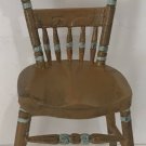Vintage Dollhouse Miniature Handmade Side Chair Brown Accent Style #8