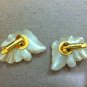 1991 Avon Frosted Petals Clip Earrings, Never Worn