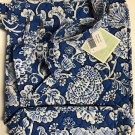Vera Bradley Rare Perfect Tote Blue Lagoon Shoulder Book Bag Floral Paisley New