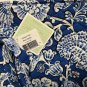 Vera Bradley Rare Perfect Tote Blue Lagoon Shoulder Book Bag Floral Paisley New