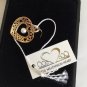 Avon 14K Yellow Gold Millennium Heart Pendant June Genuine Pearl