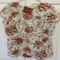 Women's Ruby Rd. Short Sleeve Shirt Size Petite Medium Excellent