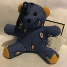 Vera Bradley Retired French Blue Bitty Bear, Cute! With Tags