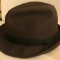 True Vintage Cavanagh Hat Size 7 Fedora Brown With Black Band Excellent Conditio