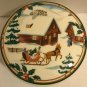 Mikasa Holiday Christmas Magic Sleigh Covered Candy Dish Trinket Box Christmas
