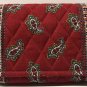 Vera Bradley Retired Rare Red Wallet With Strap, New With Tag
