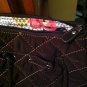 Vera Bradley Microfiber Brown Espresso Tie Front Shoulder Bag