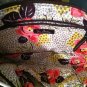 Vera Bradley Microfiber Brown Espresso Tie Front Shoulder Bag