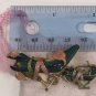 Kenneth Jay Lane Calla Lily High Heel Enamel Shoe Pin & Charm Breast Cancer