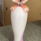Franz Porcelain Collection Papillon Butterfly Spread Wings 15" Vase XP1692