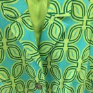 ColdWater Creek La Playa Women's Size 8 NWT Green Aqua Jacket Short Sleeves