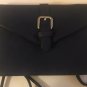 Clarks Bag Women's Small Shoulder Crossbody Soft Blue Leather Buckle Accent