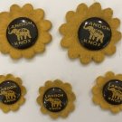 5 Alf Landon Knox 1936 Sunflower GOP Political Campaign Pin Pinback Buttons