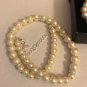 3-PC Set by Avon Faux Pearl Silvertone Necklace Earrings Bracelet Set