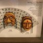 Korean Mask Tal Imae Bune Yangban Sampler Picture Framed Shadow Box Korea 3D