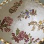 19th Century Royal Worcester Hand Painted Gilt Reticulated Open Edge Bowl Floral