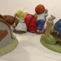 3 1980's Cabbage Patch Figurines Playhouse Fence Deer Valentine Special Thoughts