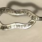 Antique Victorian Advertising Shoe Hook Compliments The Beacon Shoe Store