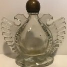 Vintage Gothic Clear Glass Phoenix Empty Bottle Nikki Orloff Toilet Water