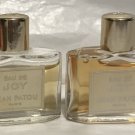 2 Vintage Jean Patou Eau De Joy 0.07 fl.oz Mini Bottles Of Cologne