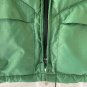 Vintage Down Designs Lacrosse Wisconsin Green Goose Down Vest Made In USA Large