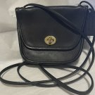 Vintage Coach Black Leather Everett 9934 Mini Small Crossbody Bag Purse 6” X 5”