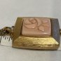 Mary Kay Vintage Solid Perfume Rose Necklace