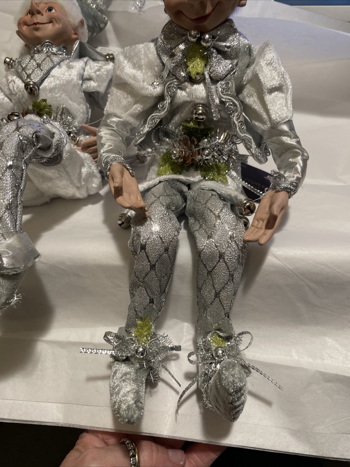 Robert Stanley Home Collection 2021 Poseable Christmas Elf Dolls 16