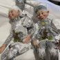 Robert Stanley Home Collection 2021 Poseable Christmas Elf Dolls 16" Set Of 2