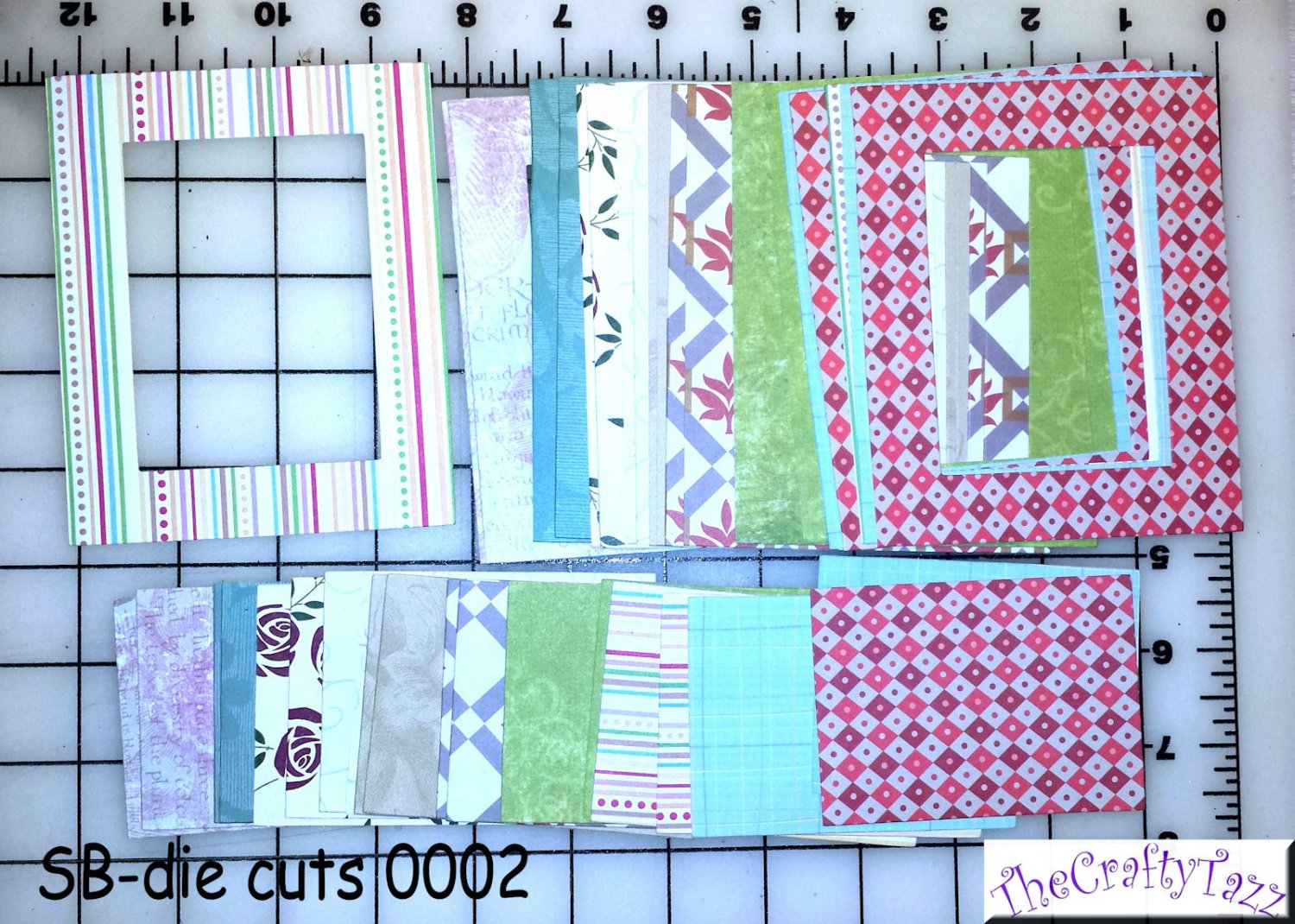 Die Cut Frames for Scrapbooking SBDC0002 CHQD