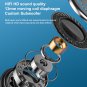 LENOVO XT96 NOISE REDUCTION SEMI-IN-EAR BLUETOOTH EARPHONES WITH TRANSPARENT JELLY CHARGING BOX