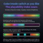 RGB Music Sync LED Lights - Sound-Activated, Rechargeable w/ App Control
