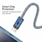 Baseus Dynamic Series 2.4A Fast Charging Cable - Braided USB to 8 Pin, 1M/2M (Data Sync, Durable)