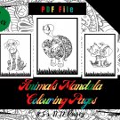 Animals Mandala Coloring Pages For Kids, Sheets PDF, Printable Pages