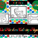 Bundle 142 Dot Markers Coloring Pages, Morning Work Printable Dot Markers PDF