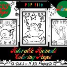 Bundle 333 Adorable Animals Coloring Sheets, Easy Coloring For Morning Work PDF
