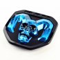 Blue skull Tailgate head Emblem Medallion Satin fits Dodge RAM 2019-2020 1500 2500 3500