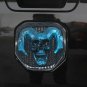 Blue skull Tailgate head Emblem Medallion Satin fits Dodge RAM 2019-2020 1500 2500 3500