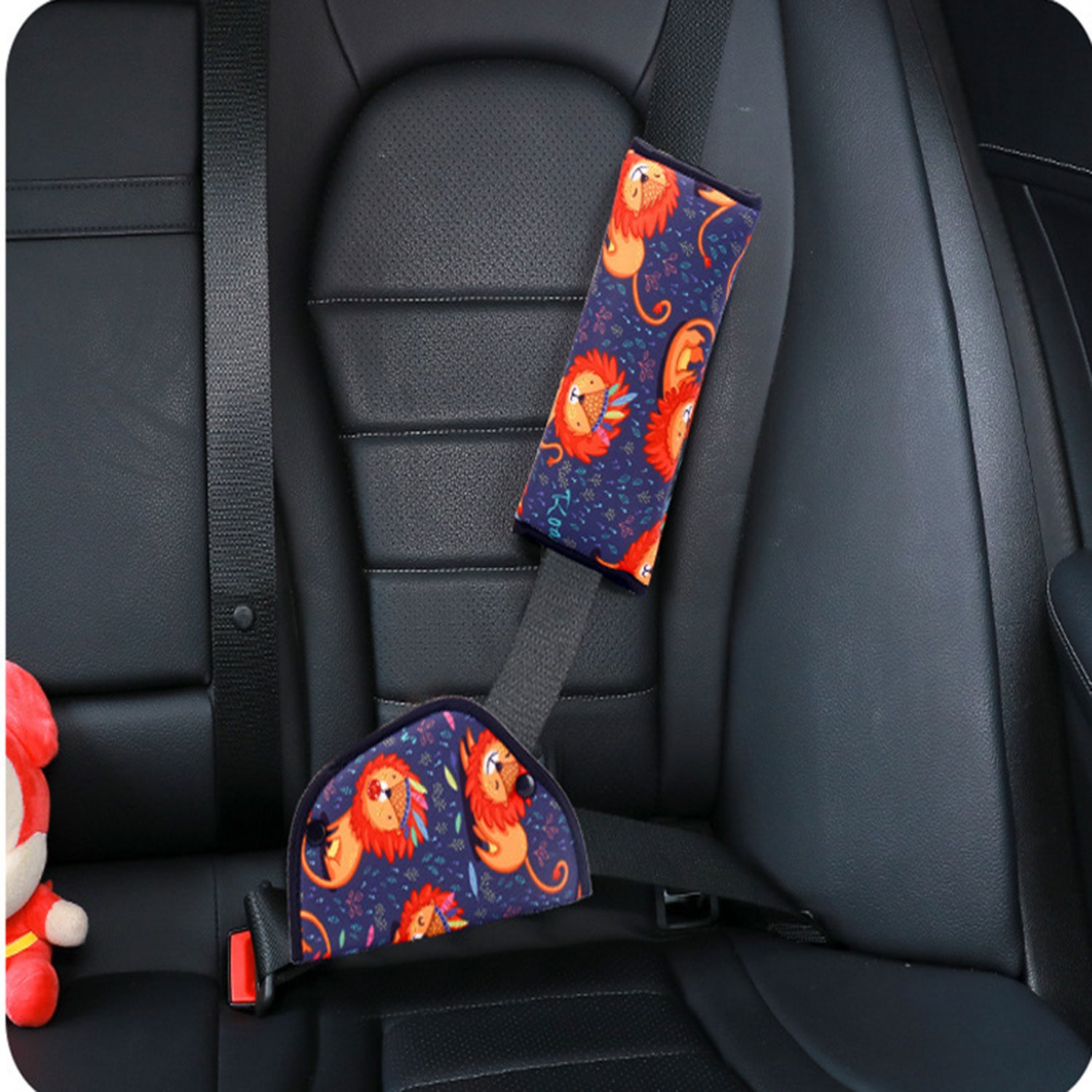 KEEPTOP lion carton car child seat belt protector pads