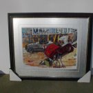 Machine Toys Framed Print with Silver Matting