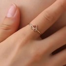 Rings For Woman Little Heart Shaped Wedding Engagement Ring Jewellry Zincon Romantic Fashion Jewelry