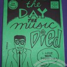 THE DAY THE MUSIC DIED mini-comic MATTHEW GUEST Bill Fitts MIKE KENNEDY DFF 1989